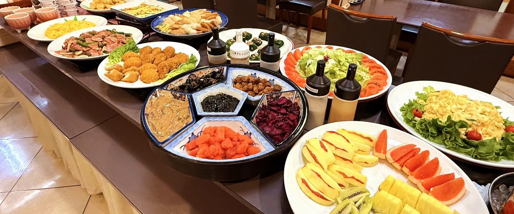 ホテルで楽しめる朝食